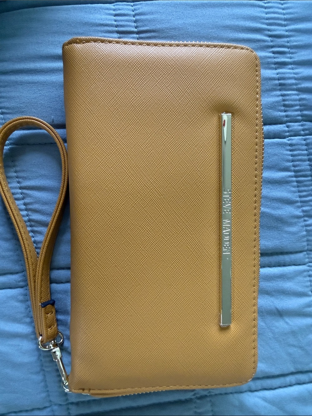 Steve Madden Yellow Wristlet Clutch